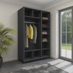 Dulap-cupe Arta Mobilei Armadio G1210 AM130 (Anthracite) Thumb