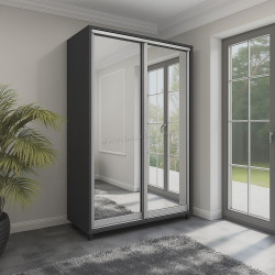 Dulap-cupe Arta Mobilei Armadio G1500 AM131 (Anthracite)