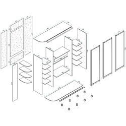 Шкаф-купе Arta Mobilei Armadio G2080 AM136 (Anthracite) Thumb