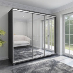 Dulap-cupe Arta Mobilei Armadio G2220 AM133 (Anthracite)