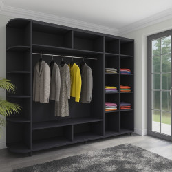 Dulap-cupe Arta Mobilei Armadio G2520 AM137 (Anthracite) Thumb