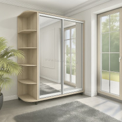 Dulap-cupe Arta Mobilei Armadio J1800 AM146 (Ferrara Oak)