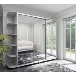 Dulap-cupe Arta Mobilei Armandio S2520 AM08 (Stone Grey)