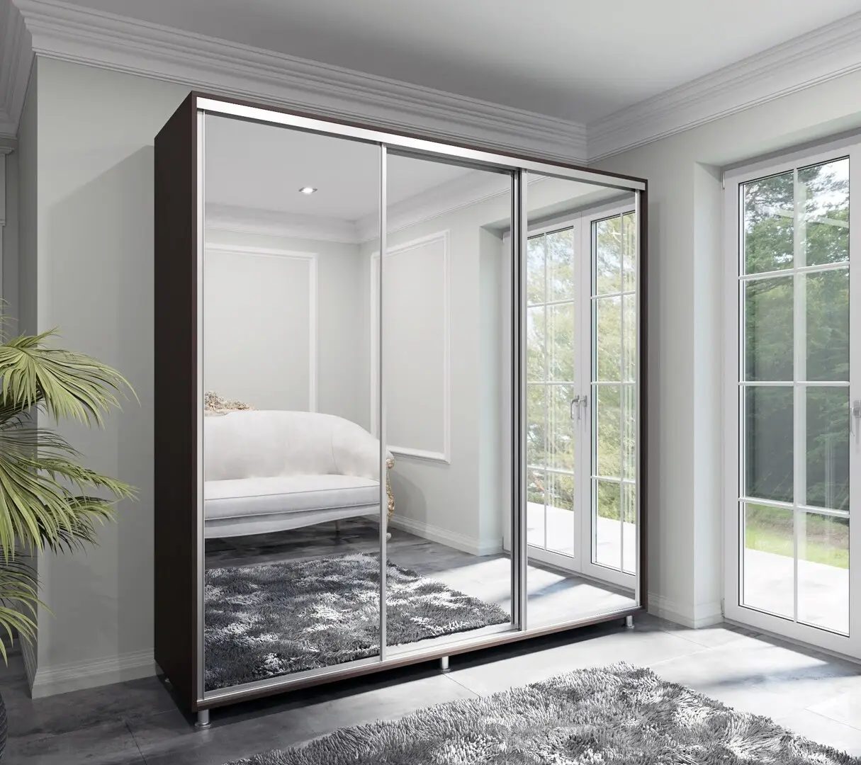 Dulap-cupe Arta Mobilei Armandio W2220 AM12 (Wenge Magia)