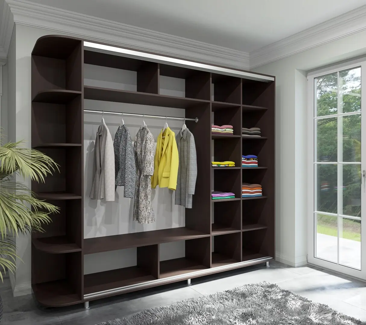 Dulap-cupe Arta Mobilei Armandio W2520 AM16 (Wenge Magia)