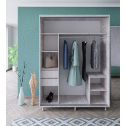 Шкаф-купе Bafimob ДX-160 с зеркалами Thumb