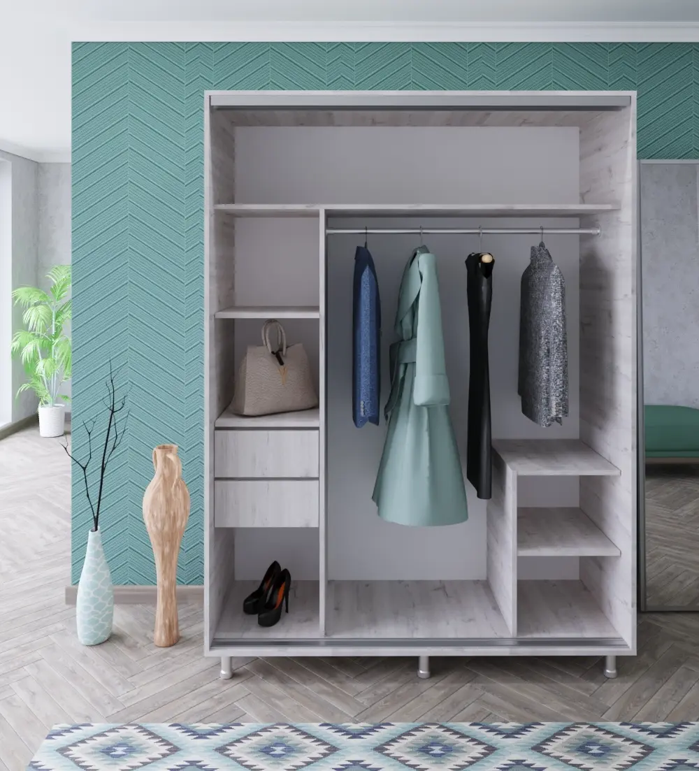 Шкаф-купе Bafimob ДX-160 с зеркалами - 2