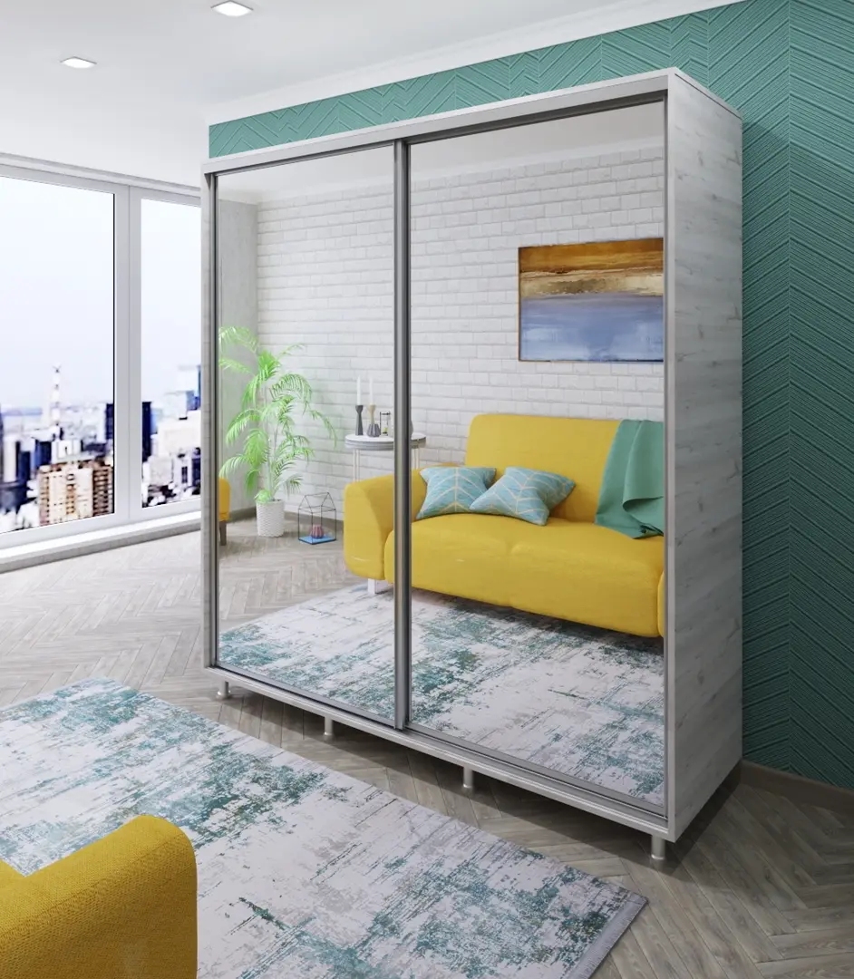 Шкаф-купе Bafimob ДX-180 с зеркалами