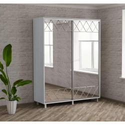 Dulap-cupe Bafimob DY-100 Gravura (Grey/Light Grey)