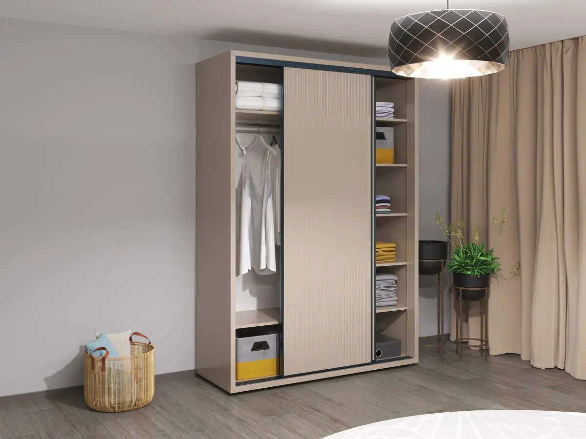 Dulap-cupe Bayro Murano 160x230x60 (Stone Grey) - 2