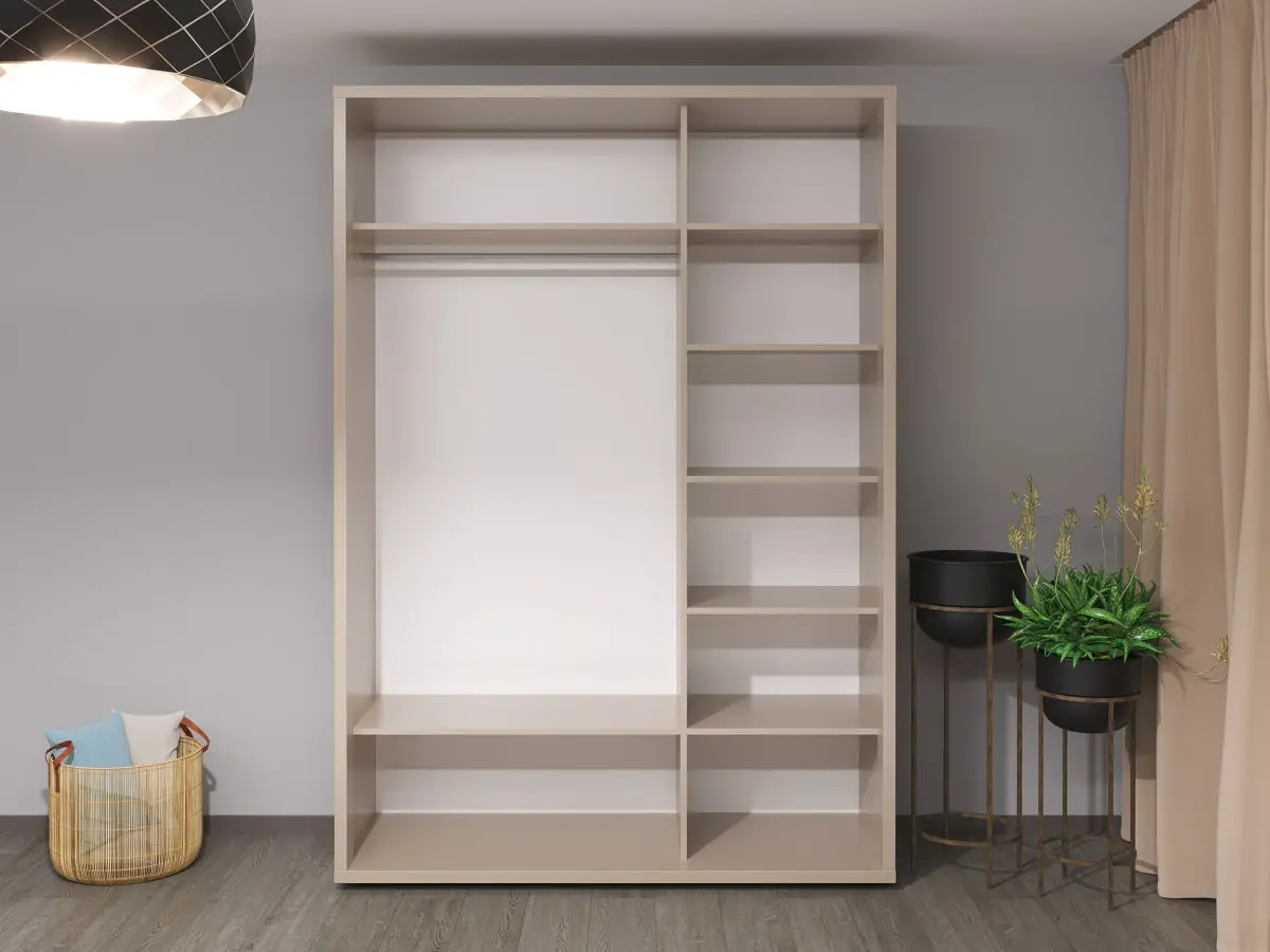 Dulap-cupe Bayro Murano 160x230x60 (Stone Grey) - 3