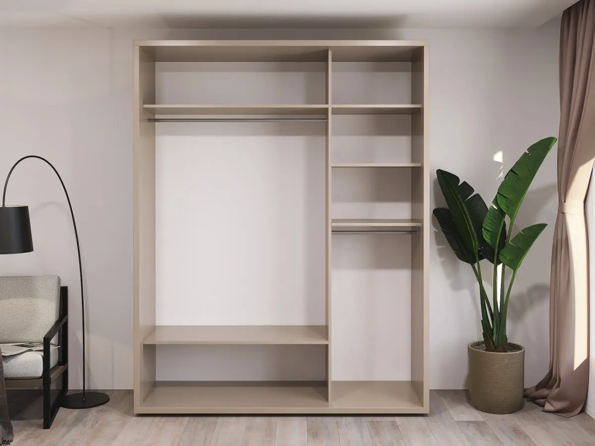 Dulap-cupe Bayro Murano 2 bare 180x230x60 (Stone Grey/Graphite) - 2