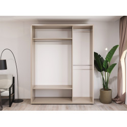 Dulap-cupe Bayro Murano 3 bare 180x230x60 (Stone Grey) Thumb