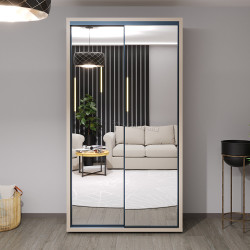 Dulap-cupe Bayro Parma 1200x2250x600 (Gray Stone)