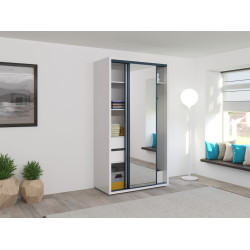 Dulap-cupe Bayro Parma 1200x2250x600 (White) Thumb