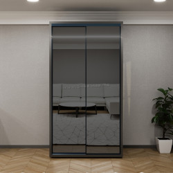 Шкаф-купе Bayro Parma 120x225x60 (Anthracite/Graphite)