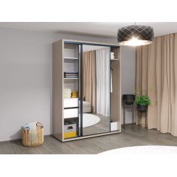 Шкаф-купе Bayro Parma 1600x2250x600 (Gray Stone) Thumb