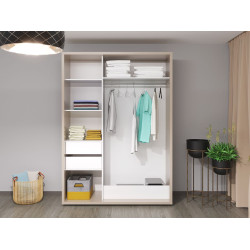 Шкаф-купе Bayro Parma 1600x2250x600 (Gray Stone) Thumb