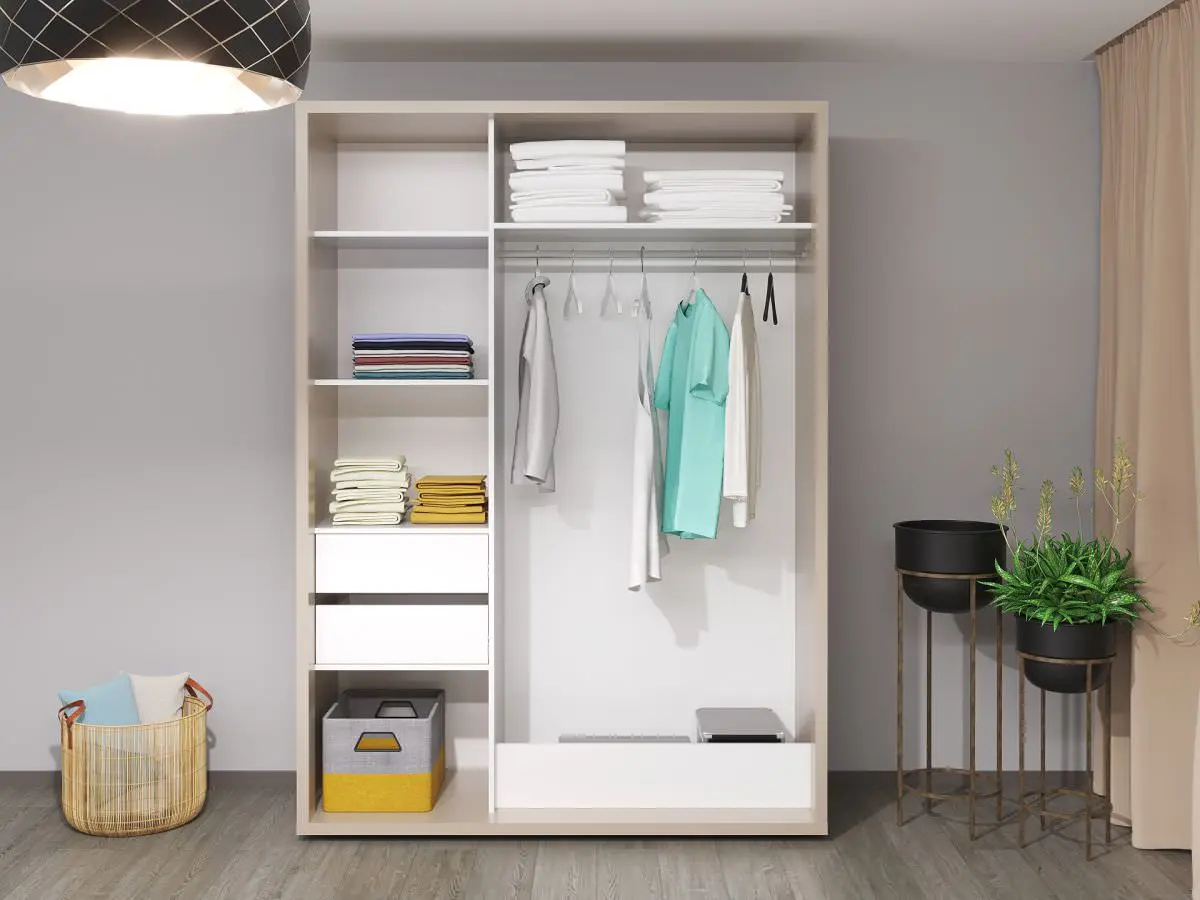 Шкаф-купе Bayro Parma 1600x2250x600 (Gray Stone)