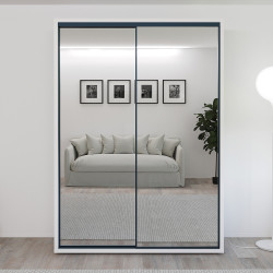 Dulap-cupe Bayro Parma 1600x2250x600 (White)