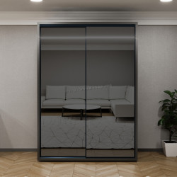 Шкаф-купе Bayro Parma 160x225x60 (Anthracite/Graphite)