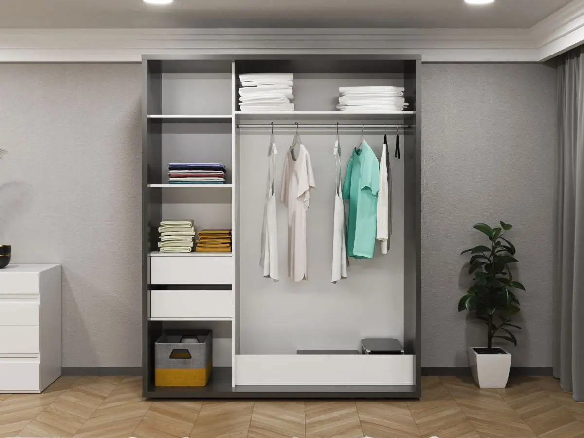 Dulap-cupe Bayro Parma 1800x2250x600 (Anthracite)