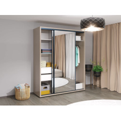 Dulap-cupe Bayro Parma 1800x2250x600 (Gray Stone) Thumb