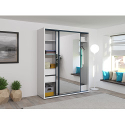 Dulap-cupe Bayro Parma 1800x2250x600 (White) Thumb