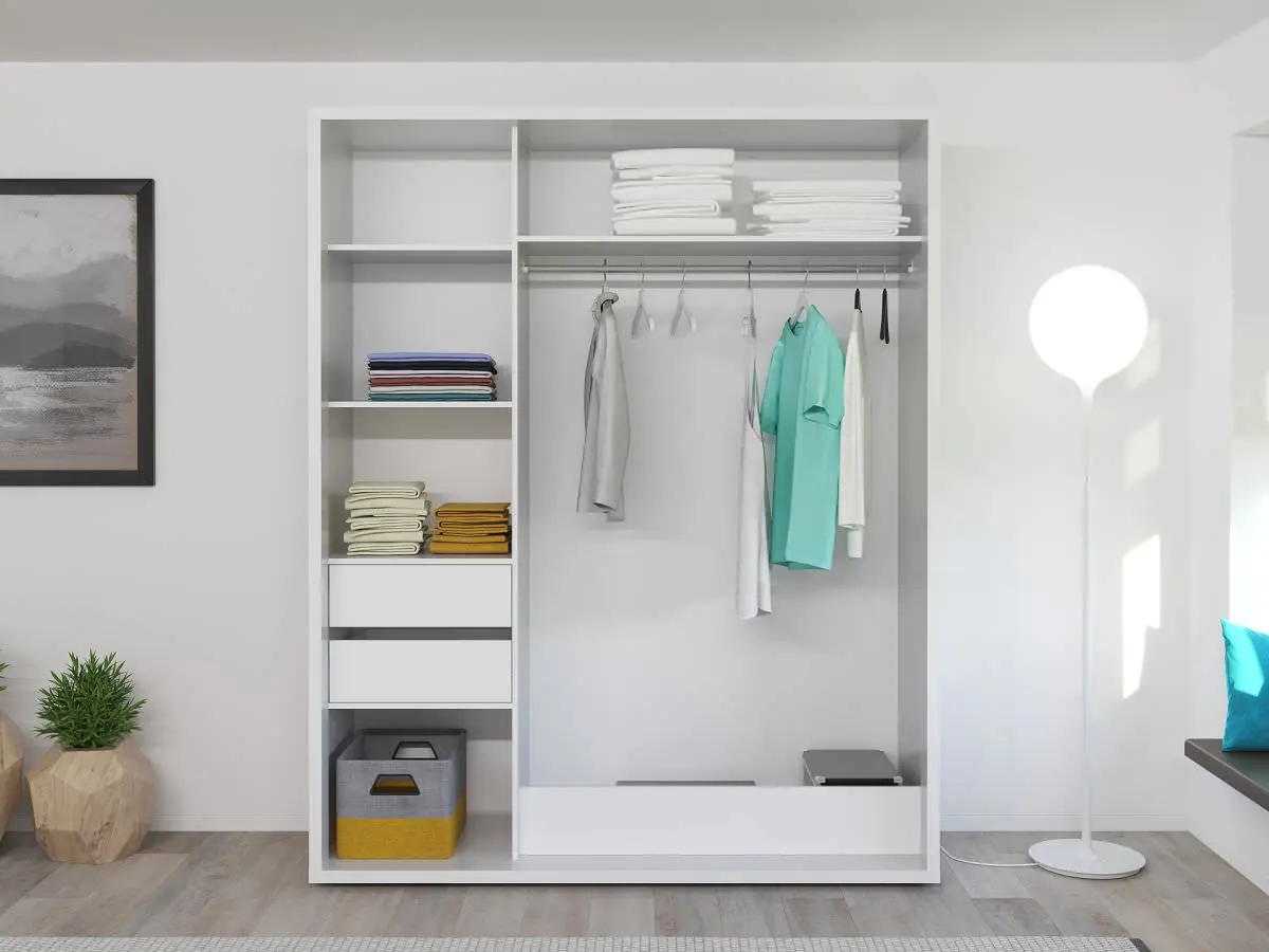 Dulap-cupe Bayro Parma 1800x2250x600 (White)