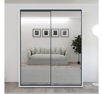 Dulap-cupe Bayro Parma 1800x2250x600 (White)