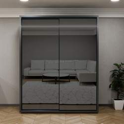 Шкаф-купе Bayro Parma 180x225x60 (Anthracite/Graphite)