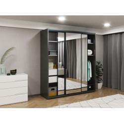 Dulap-cupe Bayro Parma 2000x2250x600 (Anthracite) Thumb