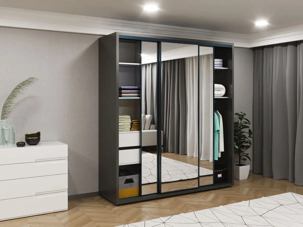 Dulap-cupe Bayro Parma 2000x2250x600 (Anthracite)