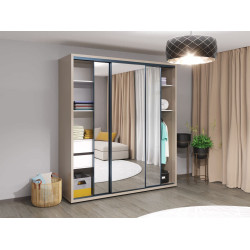 Dulap-cupe Bayro Parma 2000x2250x600 (Gray Stone) Thumb