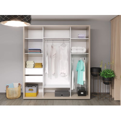 Dulap-cupe Bayro Parma 2000x2250x600 (Gray Stone) Thumb