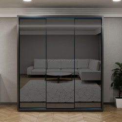 Dulap-cupe Bayro Parma 200x225x60 (Anthracite/Graphite)