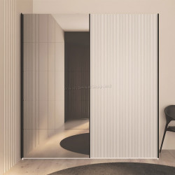 Dulap-cupe Bayro Top Line Napoli 2000x2300x580 1 oglindă (White)