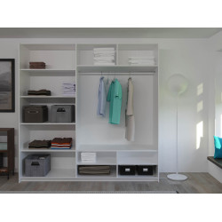 Dulap-cupe Bayro Top Line Napoli 2000x2300x580 uși lucioase (White) Thumb