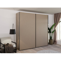 Dulap-cupe Bayro Top Line Napoli 2000x2300x580 (Gray Stone) Thumb