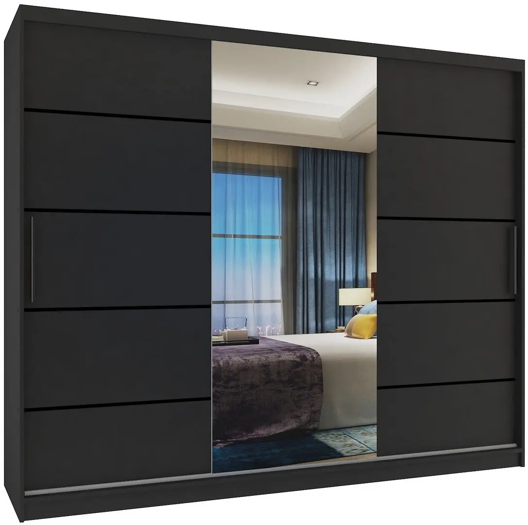 Dulap-cupe Belini Premium MBP SZP8/0/1B/2B1L/0/KLP (Black)