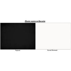 Dulap-cupe Belini Premium ME SZP6/1/B/W/0/KLP (White Matt/Black) Thumb