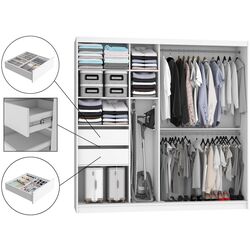 Dulap-cupe Belini Premium MGB SZP5/1/B/1L5S/KLP (Gray Steel Gloss/Black) Thumb