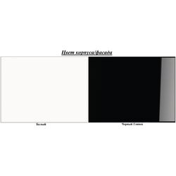 Dulap-cupe Belini Premium MGB SZP6/1/W/1L5B/KLAL (Black Gloss/White) Thumb