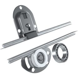 Шкаф-купе Belini Premium MGB SZP6/1/W/1L5S/KLAL (Gray Steel Gloss/White) Thumb