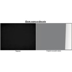 Dulap-cupe Belini Premium MGB SZP8/0/B/2S1L/KLP (Gray Steel Gloss/Black) Thumb