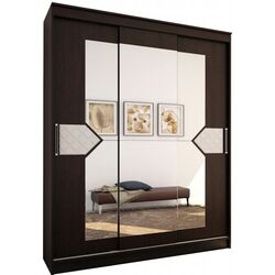 Dulap-cupe ЭРА Nikol 3 (Wenge/Larch Light)