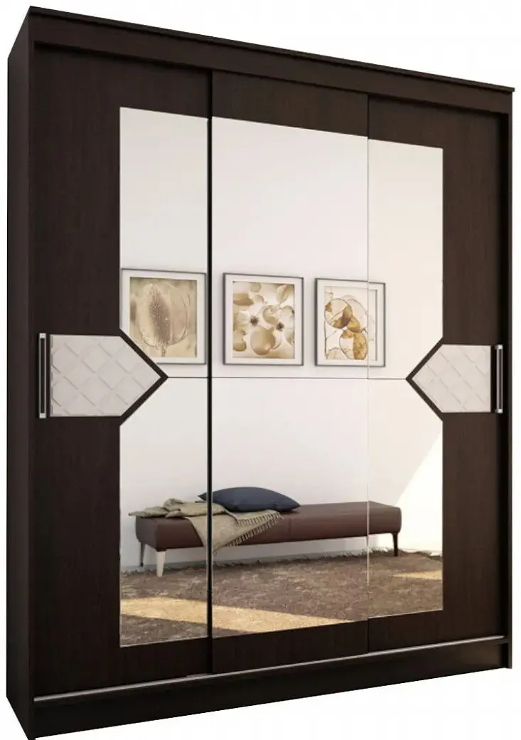 Dulap-cupe ЭРА Nikol 3 (Wenge/Larch Light)