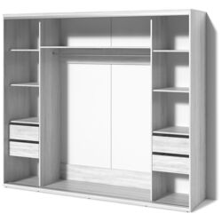 Dulap-cupe Fabrik Home 2400 1 oglinda (Ash White) Thumb