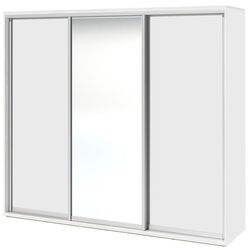 Dulap-cupe Fabrik Home 2400 1 oglinda (Ash White)