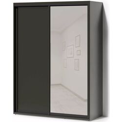 Dulap-cupe Fabrik Home Oslo 1 oglinda 160x216x60 (Basalt) Thumb